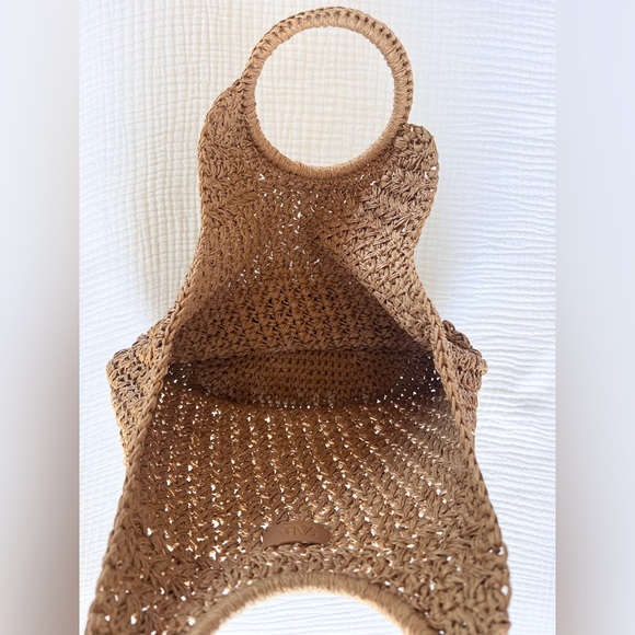 NEW: Top Handle Straw Tote - Zara - Picture 7 of 8